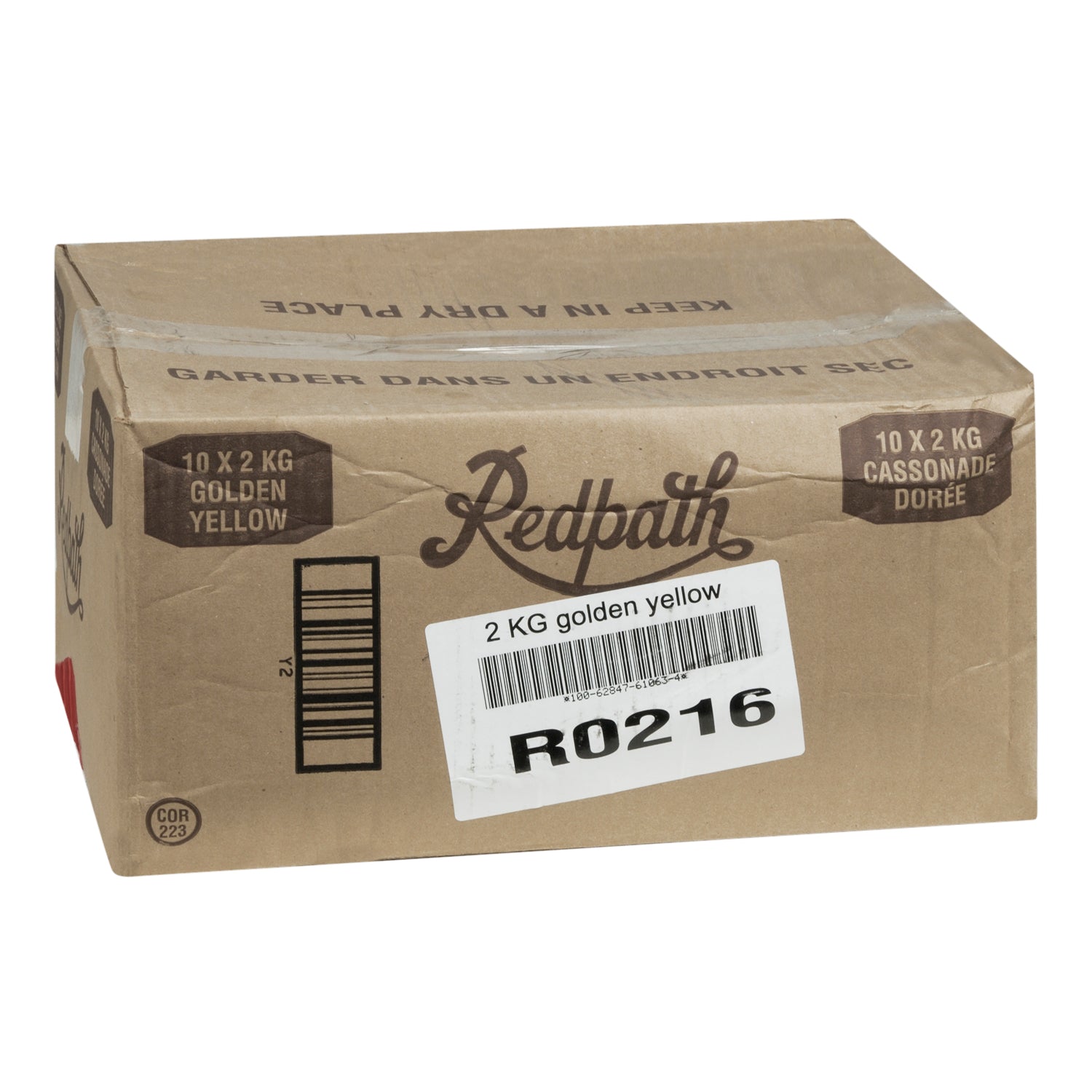 Sugar Brown Golden Yellow - 10 x 2 kg - Red Path - Restaurant and Foodservice Ingredients - Canadian Distribution - Ships Free Within Canada on Orders Above CAD $199-1