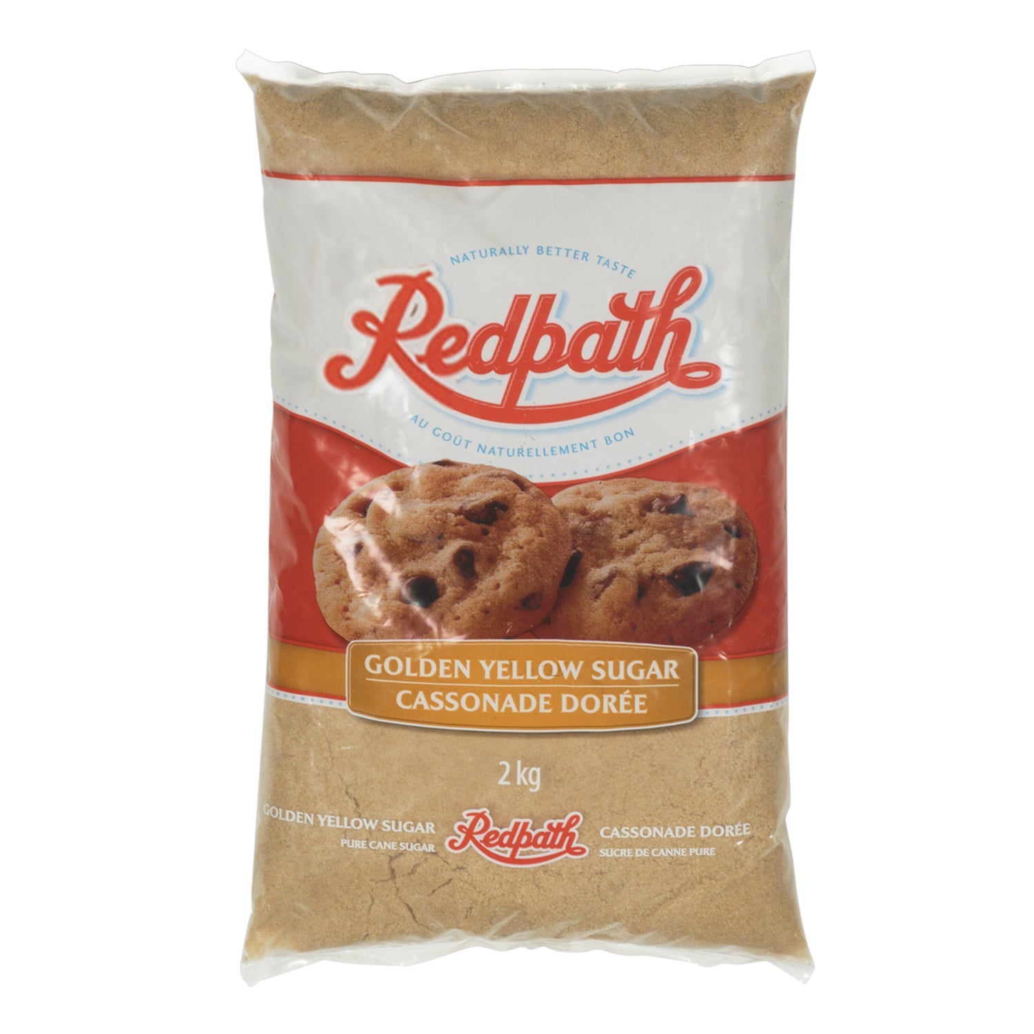Sugar Brown Golden Yellow - 10 x 2 kg - Red Path - Restaurant and Foodservice Ingredients - Canadian Distribution - Ships Free Within Canada on Orders Above CAD $199-0