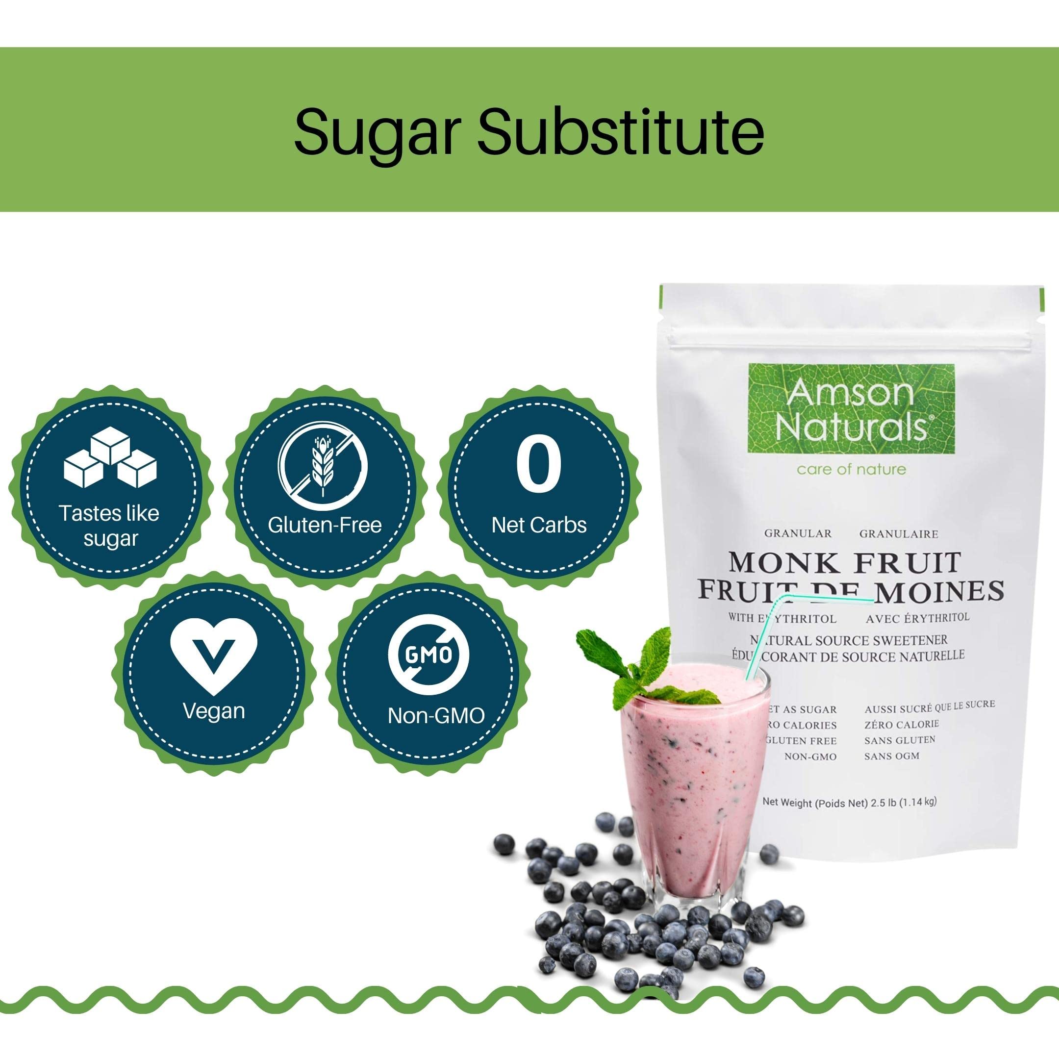 Natural Source – Sweetener – Granular 1:1 Sugar Substitute – 5 lb - Canadian Distribution - Ships Free Within Canada on Orders Above CAD $199-2