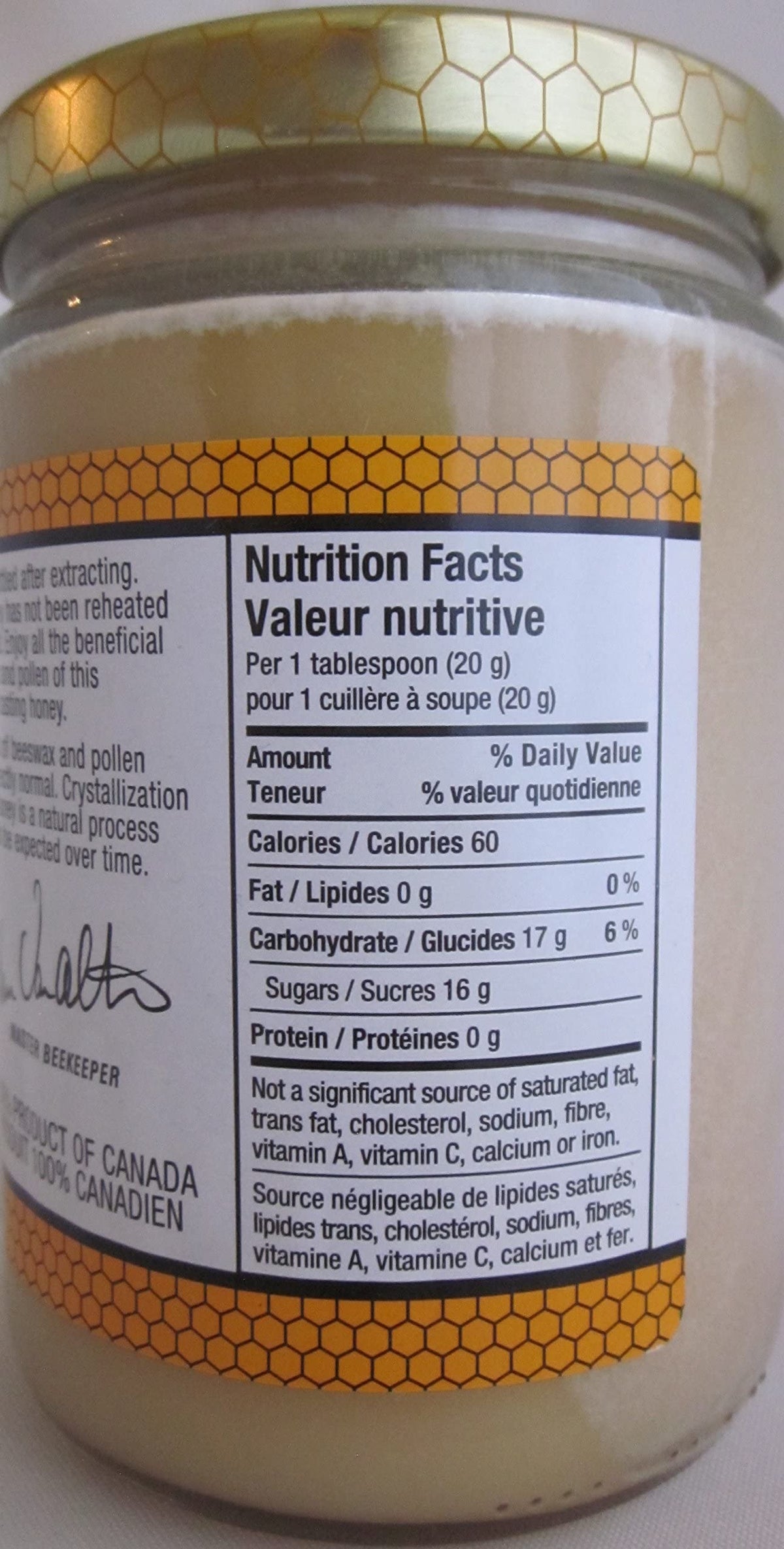 Dutchman’s Gold – Raw Canadian Honey – Unfiltered & Unpasteurized – 3kg - Canadian Distribution - Ships Free Within Canada on Orders Above CAD $199-3