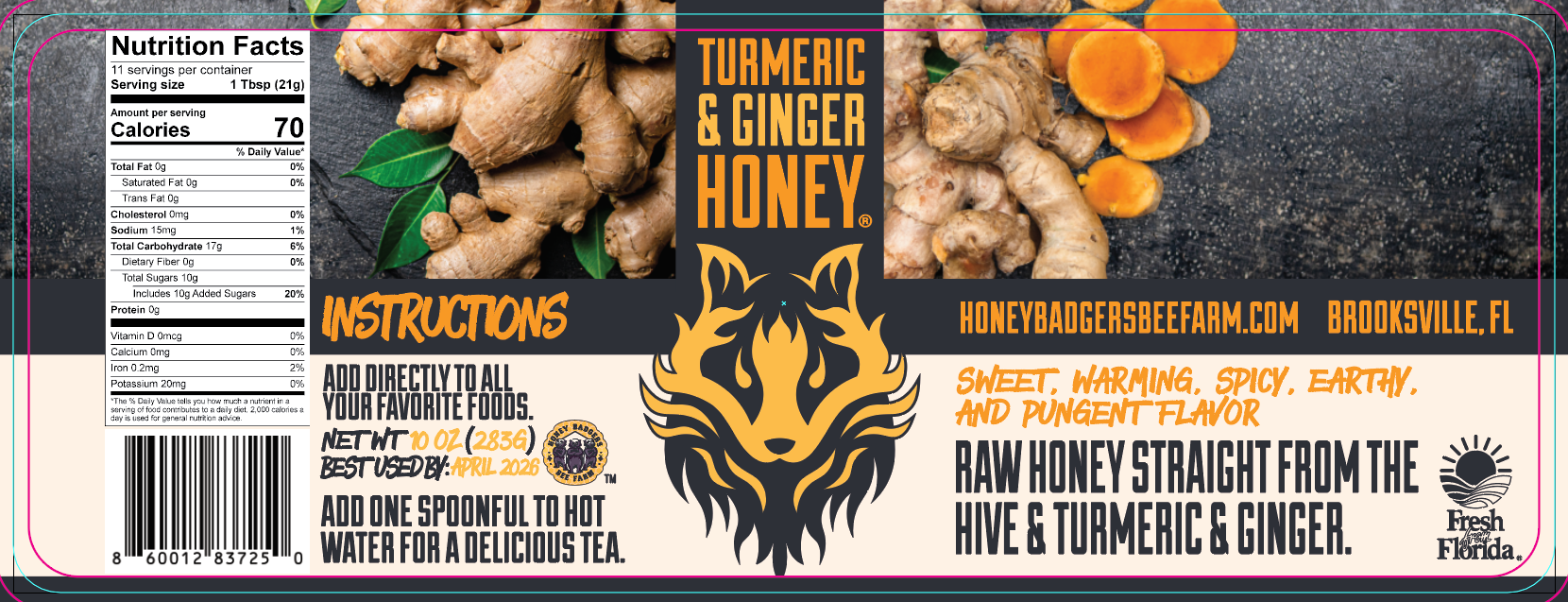 Turmeric & Ginger Honey